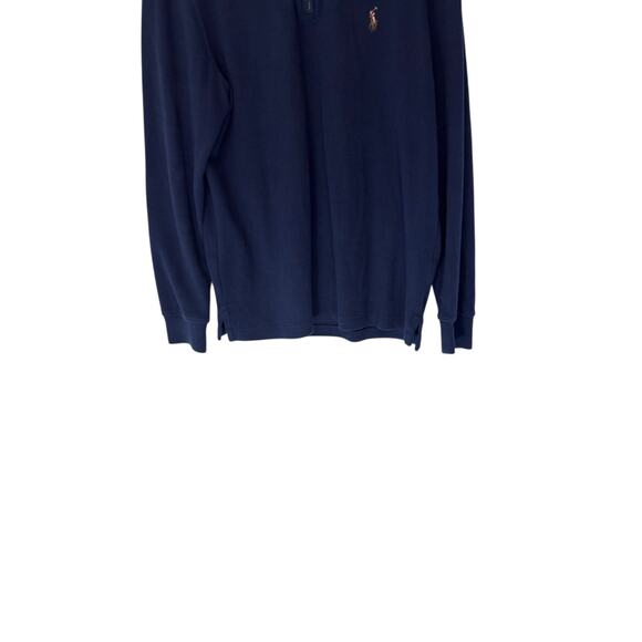 Polo Ralph Lauren Men's Half Zip Pullover Navy Blue Estate Rib Preppy Small - Picture 5 of 12